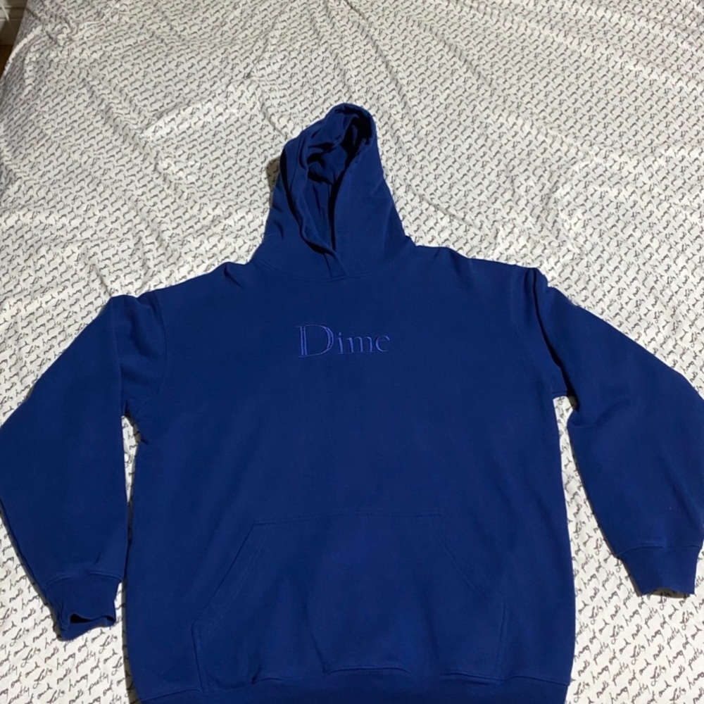 Dime Blue Hoodie for Men
